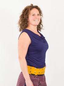 Top B&eacute;nitier Bleu Marine