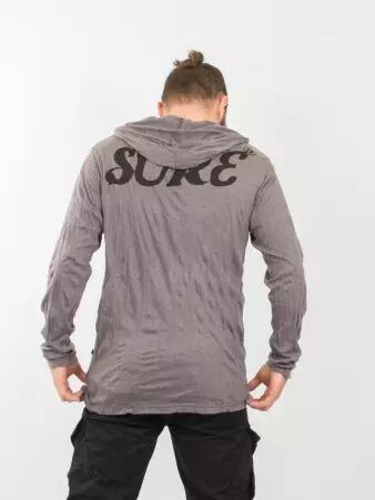 Hoodie Kepon Stone pi�ce de pr�t-�-porter au design soign� et au tomb� fluide