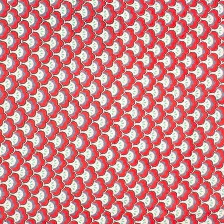 Tissu Menka Rouge tissu menka rouge inspiration africaine