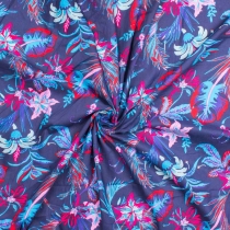 Tissu Royal Orchid Bleu