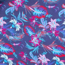 Tissu Royal Orchid Bleu