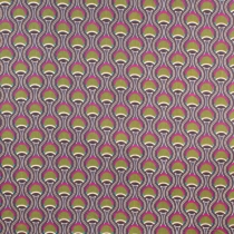 Tissu Plume de Paon Vert