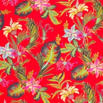 Tissu Royal Orchid Rouge