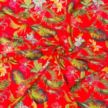 Tissu Royal Orchid Rouge