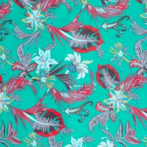 Tissu Royal Orchid Vert