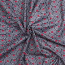 Tissu Seigaiha Stone