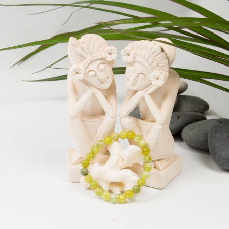 Bracelet Jade vert article mode � l'esth�tique actuelle