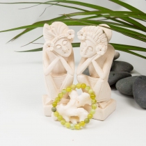 Bracelet Jade vert article mode &agrave; l'esth&eacute;tique actuelle