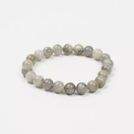 Bracelet Labradorite grise accessoire mode � l'allure contemporaine