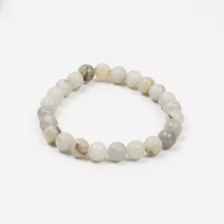 Bracelet Labradorite accessoire textile au look moderne