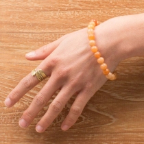 Bracelet Pierre de Soleil article mode &agrave; l'esth&eacute;tique actuelle