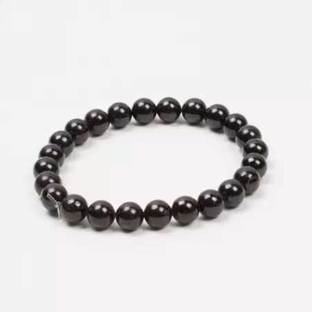 Bracelet Tourmaline Noire accessoire textile au look moderne