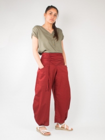 Pantalon Cancun Rouge pantalon Cancun rouge au caract&egrave;re intense