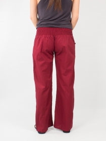 Pantalon Jati framboise v&ecirc;tement f&eacute;minin color&eacute; &agrave; l'allure expressive
