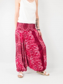 Sarouel Alibaba Waves Mandala Cherry sarouel fluide mandala cerise