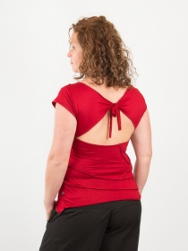 Top Kayli Bordeaux top fluide bordeaux profond