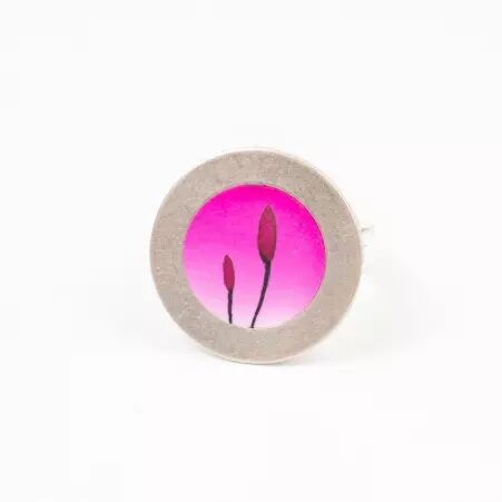 Bague sph�re Rose au design cr�atif et identit� LILALILOU