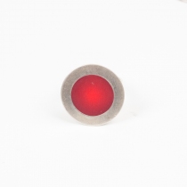 Bague sph&egrave;re Rouge &agrave; l'allure cr&eacute;ative et actuelle