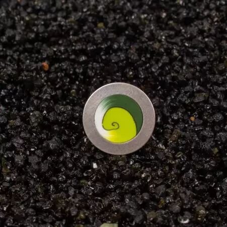 Bague sph�re Vert au design cr�atif et identit� LILALILOU
