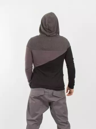 Pull X Sweater Grafikal gris pull graphique gris moderne