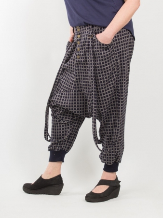 Sarouel City straps Tartan Bleu sarouel tartan bleu style citadin