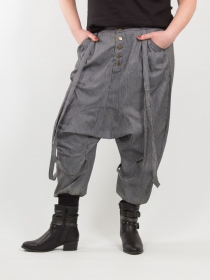 Sarouel City straps Denim sarouel fluide effet jean