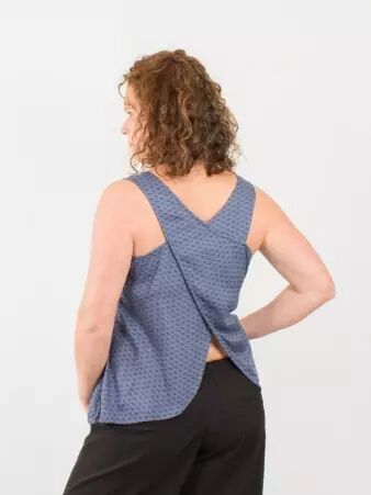 Top Madeline Asanoha Stone top zen motif japonais
