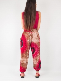 Pantalon harem Sunflower v&ecirc;tement fluide au style solaire et d&eacute;contract&eacute;