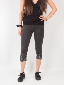 Legging Barok Taupe legging taupe imprim&eacute; au style &eacute;quilibr&eacute;