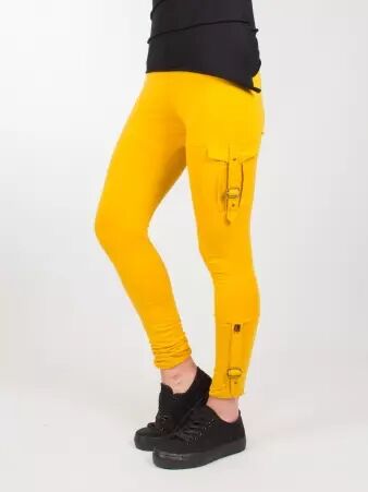 Legging Urbex Festival jaune safran legging jaune safran au look festival