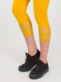 Legging Barok Jaune safran v&ecirc;tement f&eacute;minin color&eacute; et dynamique