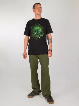 Pantalon Born�o Olive v�tement f�minin � la teinte v�g�tale