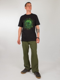 Pantalon Born&eacute;o Olive v&ecirc;tement f&eacute;minin &agrave; la teinte v&eacute;g&eacute;tale