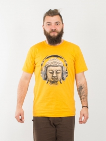 Tee shirt Bouddha Jaune t-shirt bouddha jaune s&eacute;r&eacute;nit&eacute;