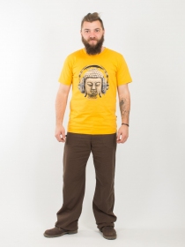 Tee shirt Bouddha Jaune t-shirt spirituel teinte lumineuse