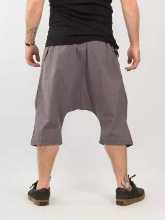 Sarouel City style court gris sarouel court gris coupe moderne