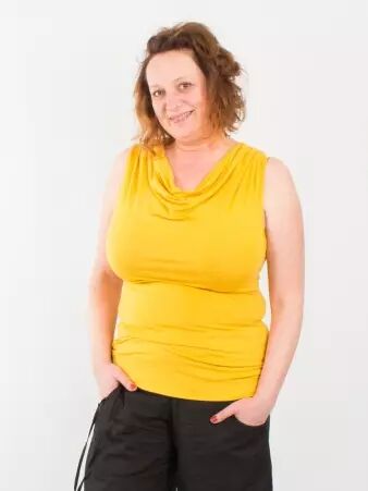 Top B�nitier Jaune top b�nitier jaune solaire