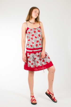 Robe Cha�ma Ginkgo robe �l�gante graphique
