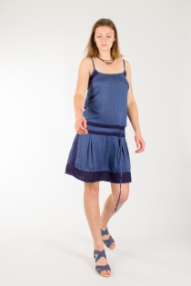 Robe Cha&iuml;ma Riad Bleu robe fluide orientale