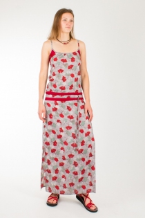 Robe longue Cha&iuml;ma Ginkgo robe longue graphique