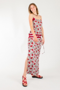 Robe longue Cha&iuml;ma Ginkgo robe boh&egrave;me contemporaine
