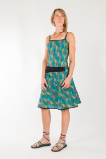 Robe Guama Spring Canopy robe fluide motif v&eacute;g&eacute;tal