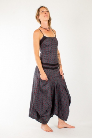 Robe Cara�be Seigaiha Stone robe �l�gante et graphique