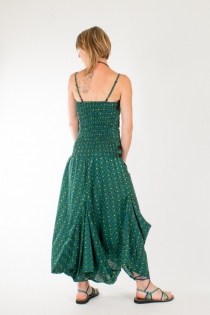 Robe Cara&iuml;be Seigaiha Tosca robe turquoise &agrave; motif seigaiha