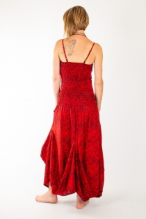 Robe Cara&iuml;be Graphical Red robe boh&egrave;me contemporaine
