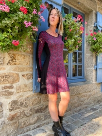 Robe Zoha Fusilli robe f&eacute;minine graphique esprit cr&eacute;atif