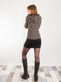 Robe Cocoon Diamond Vert robe fluide &eacute;l&eacute;gante