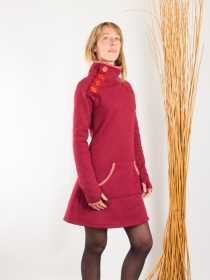 Robe pull Cocoon Rouge