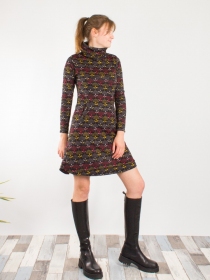 Robe Luna Palm Noir robe boh&egrave;me &eacute;l&eacute;gante