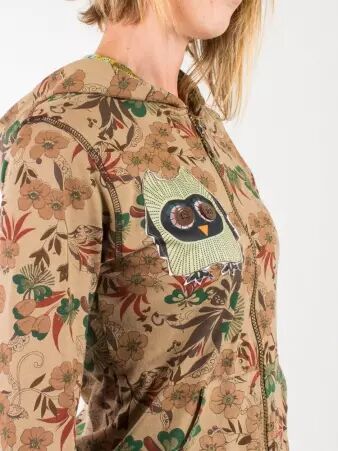 Veste Owl Camel veste camel owl style casual